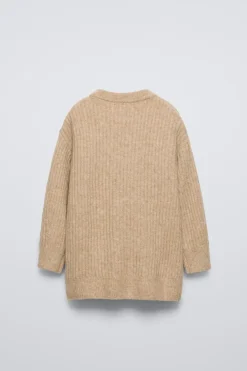 Niños ZARA 6 - 14 Años·Punto|6 - 14 Años·Total Look<JERSEY LARGO TACTO SUAVE