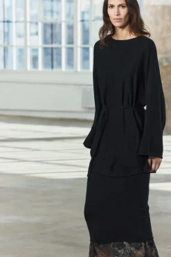 Hot JERSEY OVERSIZE CINTURÓN CON LANA Mujer Cárdigan / Jerséis|Punto