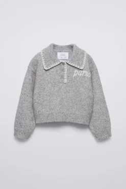 Niños ZARA 6 - 14 Años·Punto<JERSEY POLO BORDADO