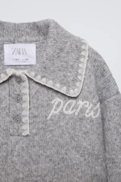 Niños ZARA 6 - 14 Años·Punto<JERSEY POLO BORDADO