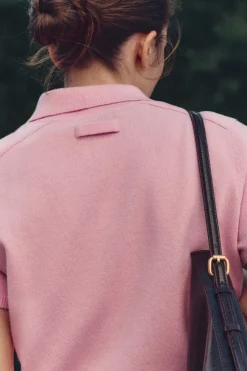 Discount JERSEY POLO BÁSICO 100% LANA Mujer Cárdigan / Jerséis|Punto