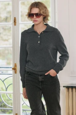 Hot JERSEY POLO CASHMERE Mujer Cárdigan / Jerséis|Punto