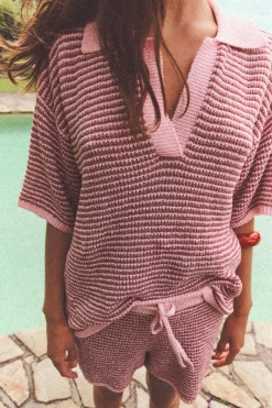 New JERSEY POLO PUNTO Mujer Cárdigan / Jerséis|Punto