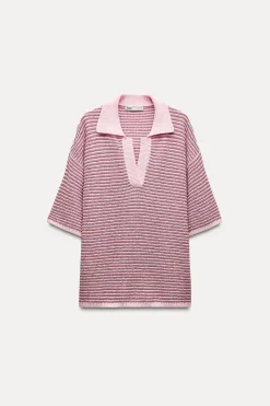 New JERSEY POLO PUNTO Mujer Cárdigan / Jerséis|Punto