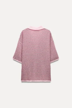 New JERSEY POLO PUNTO Mujer Cárdigan / Jerséis|Punto