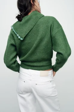 Sale JERSEY PUNTO BOLAS Mujer Cárdigan / Jerséis|Punto