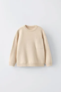 Niños ZARA 1½ - 6 Años·Punto|1½ - 6 Años·Punto<JERSEY PUNTO BOLSILLO