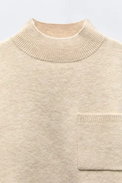 Niños ZARA 6 - 14 Años·Punto|6 - 14 Años·Total Look<JERSEY PUNTO BOLSILLO