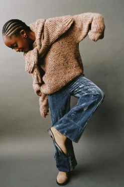 Niños ZARA 6 - 14 Años·Punto<JERSEY PUNTO BOTONATO