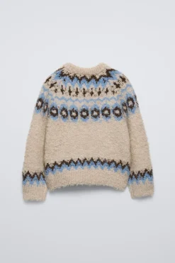 Niños ZARA 6 - 14 Años·Punto<JERSEY PUNTO BOUCLÉ JAQUARD