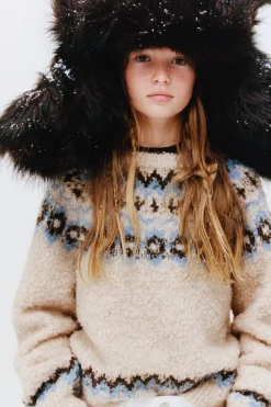 Niños ZARA 6 - 14 Años·Punto<JERSEY PUNTO BOUCLÉ JAQUARD