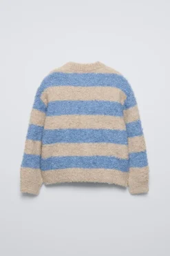Niños ZARA 6 - 14 Años·Punto<JERSEY PUNTO BOUCLÉ RAYAS
