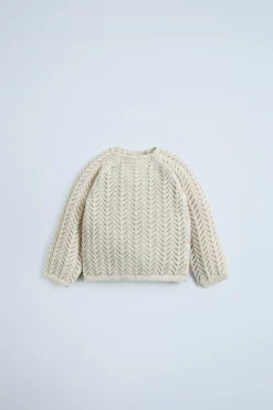 Niños ZARA 0 - 6 Meses·Punto<JERSEY PUNTO CALADO BOTONES