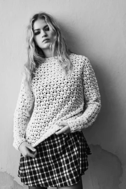 Discount JERSEY PUNTO CALADOS Mujer Cárdigan / Jerséis|Punto