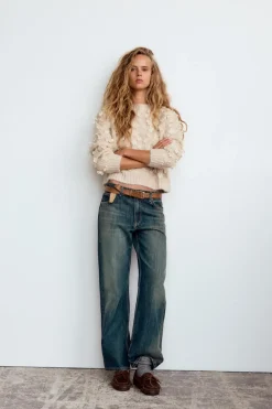 Online JERSEY PUNTO COMBINADO FLORES Mujer Cárdigan / Jerséis|Punto