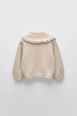 Niños ZARA 1½ - 6 Años·Punto|6 - 18 Meses·Punto<JERSEY PUNTO CUELLO BORDADO