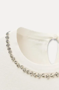 Online JERSEY PUNTO CUELLO JOYAS Mujer Cárdigan / Jerséis|Punto