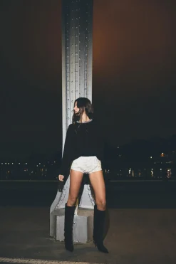 Online JERSEY PUNTO CUELLO JOYAS Mujer Cárdigan / Jerséis|Punto