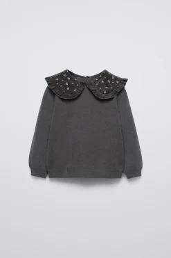 Niños ZARA 1½ - 6 Años·Punto|1½ - 6 Años·Total Look<JERSEY PUNTO CUELLO MICROPANA