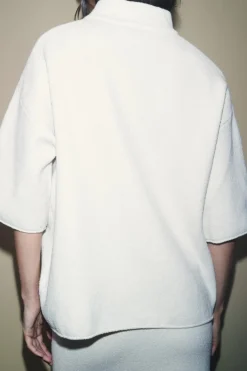 Clearance JERSEY PUNTO CUELLO PERKINS Mujer Cárdigan / Jerséis|Punto