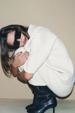 Clearance JERSEY PUNTO CUELLO PERKINS Mujer Cárdigan / Jerséis|Punto