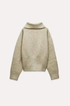 Best JERSEY PUNTO CUELLO POLO Mujer Cárdigan / Jerséis|Punto