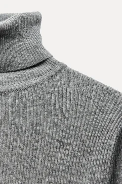 Sale JERSEY PUNTO CUELLO SUBIDO Mujer Cárdigan / Jerséis|Punto