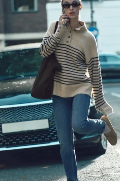 Hot JERSEY PUNTO CUELLO SUBIDO Mujer Cárdigan / Jerséis|Punto