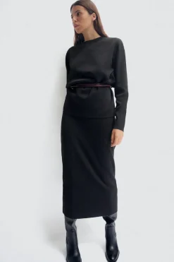 Fashion JERSEY PUNTO FINO Mujer Cárdigan / Jerséis|Punto