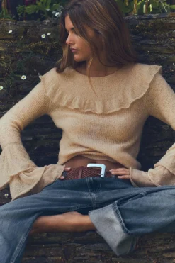 Discount JERSEY PUNTO FINO CON ALPACA Y LANA Mujer Cárdigan / Jerséis|Punto