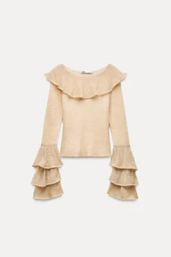 Discount JERSEY PUNTO FINO CON ALPACA Y LANA Mujer Cárdigan / Jerséis|Punto