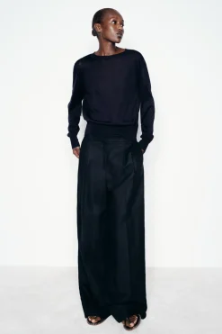 Discount JERSEY PUNTO FINO LAZO CONTRASTE Mujer Cárdigan / Jerséis|Punto