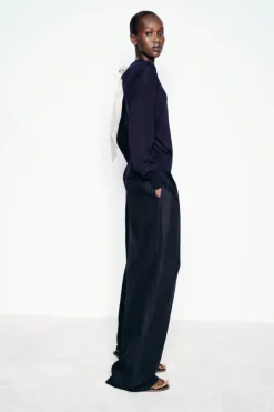 Discount JERSEY PUNTO FINO LAZO CONTRASTE Mujer Cárdigan / Jerséis|Punto