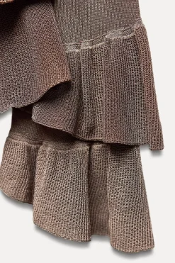 Sale JERSEY PUNTO FINO VOLANTES Mujer Cárdigan / Jerséis|Punto