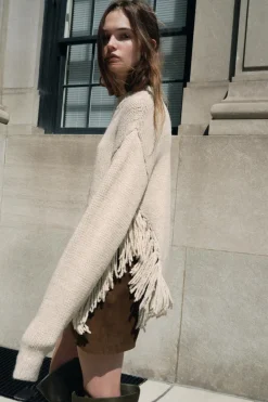 Best JERSEY PUNTO FLECOS Mujer Cárdigan / Jerséis|Punto