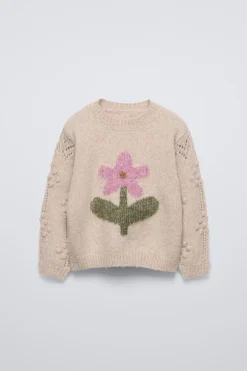 Niños ZARA 1½ - 6 Años·Punto|6 - 18 Meses·Punto<JERSEY PUNTO FLOR