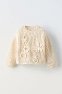 Niños ZARA 1½ - 6 Años·Punto|1½ - 6 Años·Total Look<JERSEY PUNTO FLORES