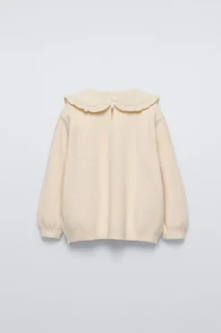 Niños ZARA 1½ - 6 Años·Punto|1½ - 6 Años·Total Look<JERSEY PUNTO FLORES BORDADAS