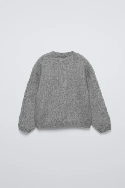 Niños ZARA 1½ - 6 Años·Punto|6 - 18 Meses·Punto<JERSEY PUNTO FLORES BORDADAS