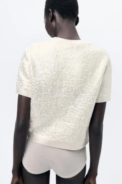 Online JERSEY PUNTO FOIL Mujer Cárdigan / Jerséis|Punto