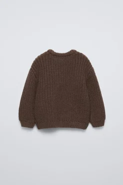 Niños ZARA 1½ - 6 Años·Punto|1½ - 6 Años·Punto<JERSEY PUNTO GRUESO BORDADOS CROCHET