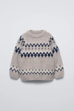 Niños ZARA 1½ - 6 Años·Punto|1½ - 6 Años·Punto<JERSEY PUNTO JACQUARD