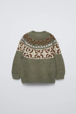 Niños ZARA 1½ - 6 Años·Punto|1½ - 6 Años·Punto<JERSEY PUNTO JACQUARD