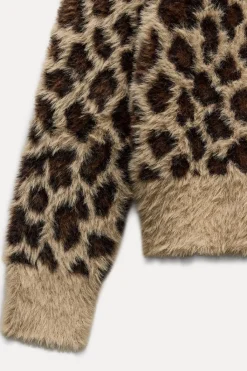 Discount JERSEY PUNTO JACQUARD ANIMAL Mujer Cárdigan / Jerséis|Punto