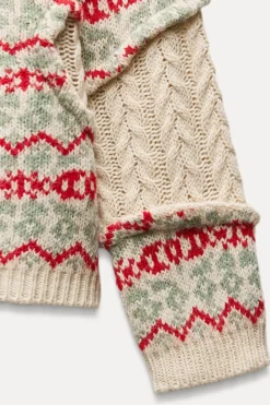 Discount JERSEY PUNTO JACQUARD OCHOS Mujer Cárdigan / Jerséis|Punto