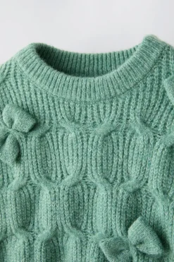 Niños ZARA 6 - 14 Años·Punto<JERSEY PUNTO LAZOS