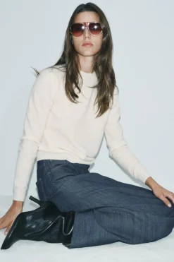 Fashion JERSEY PUNTO LISO 100% CASHMERE Mujer Cárdigan / Jerséis|Punto