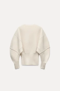 New JERSEY PUNTO LISO BAJO AJUSTADO Mujer Cárdigan / Jerséis|Punto