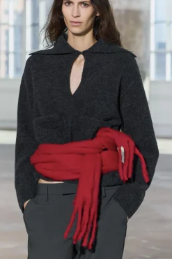 Outlet JERSEY PUNTO LISO BOLSILLOS PLASTRÓN Mujer Cárdigan / Jerséis|Punto