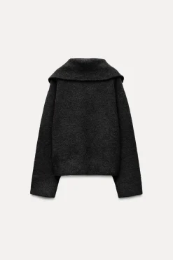 Outlet JERSEY PUNTO LISO BOLSILLOS PLASTRÓN Mujer Cárdigan / Jerséis|Punto